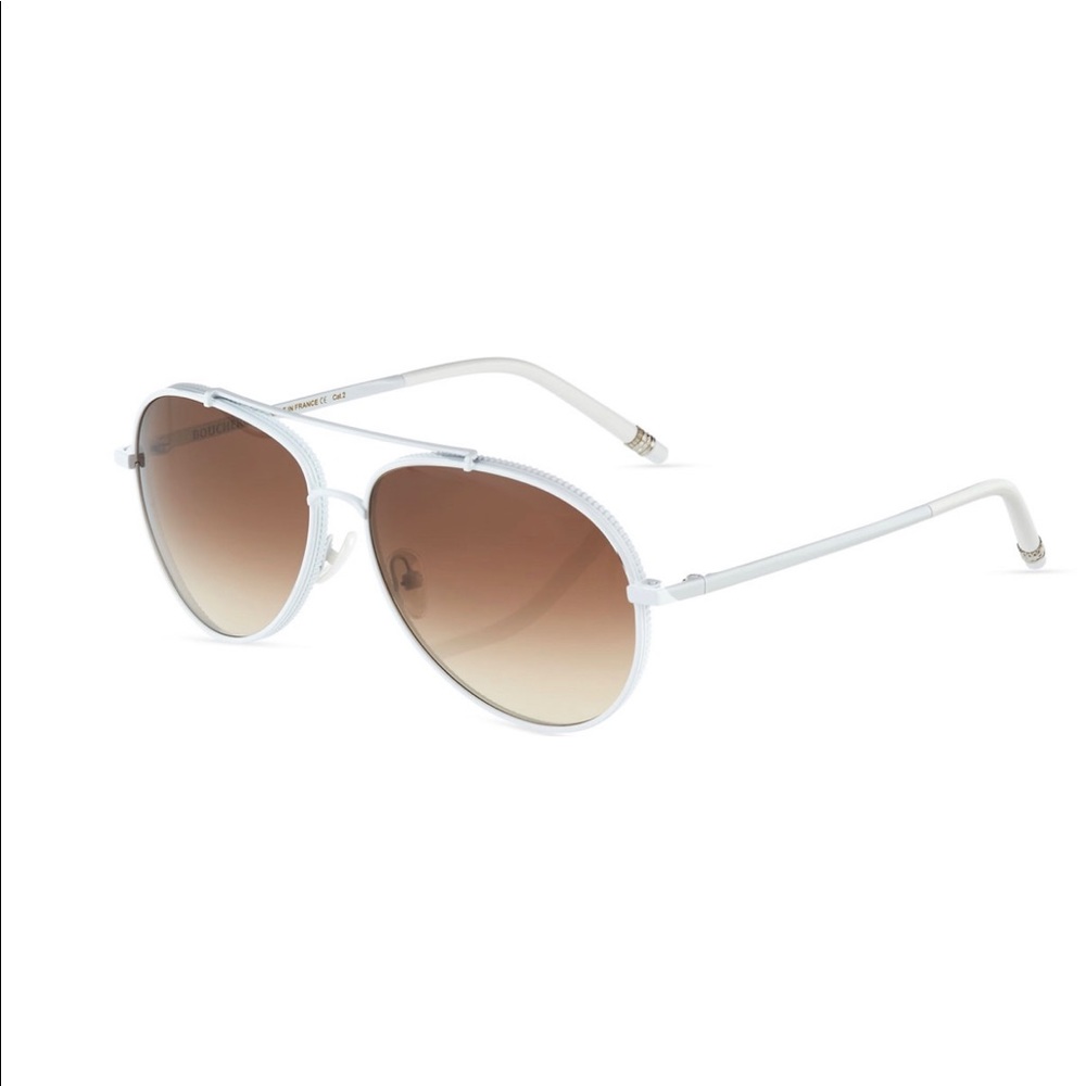 Boucheron Aviator Sunglasses Lens Cat. 2 White